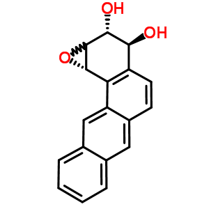 64598-80-7  (2R,3S,11cS)-1a,2,3,11c-tetrahydrotetrapheno[1,2-b]oxirene-2,3-diol