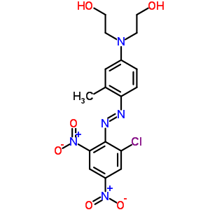 65125-87-3  2,2'-({4-[(E)-(2-chloro-4,6-dinitrophenyl)diazenyl]-3-methylphenyl}imino)diethanol