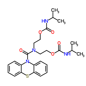 65241-00-1  [(10H-phenothiazin-10-ylcarbonyl)imino]diethane-2,1-diyl bis(propan-2-ylcarbamate)