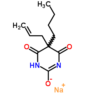66941-51-3  sodium 5-butyl-4,6-dioxo-5-(prop-2-en-1-yl)-1,4,5,6-tetrahydropyrimidin-2-olate