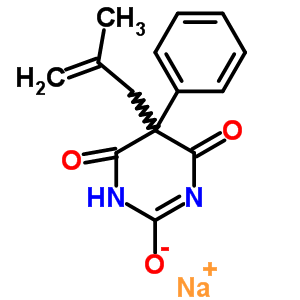 67051-54-1  sodium 5-(2-methylprop-2-en-1-yl)-4,6-dioxo-5-phenyl-1,4,5,6-tetrahydropyrimidin-2-olate