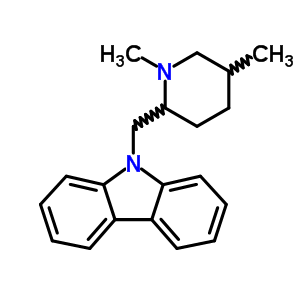 67196-04-7  9-[(1,5-dimethylpiperidin-2-yl)methyl]-9H-carbazole