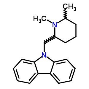 67196-05-8  9-[(1,6-dimethylpiperidin-2-yl)methyl]-9H-carbazole