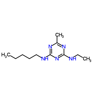 27430-97-3  N-ethyl-6-methyl-N'-pentyl-1,3,5-triazine-2,4-diamine