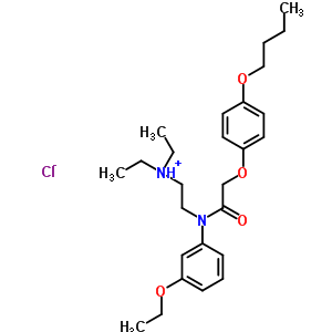 27471-62-1  2-{[(4-butoxyphenoxy)acetyl](3-ethoxyphenyl)amino}-N,N-diethylethanaminium chloride