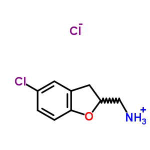 29027-42-7  (5-chloro-2,3-dihydro-1-benzofuran-2-yl)methanaminium chloride
