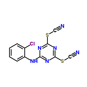 30362-24-4  6-[(2-chlorophenyl)amino]-1,3,5-triazine-2,4-diyl bis(thiocyanate)