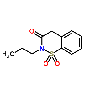 31848-15-4  2-propyl-2H-1,2-benzothiazin-3(4H)-one 1,1-dioxide