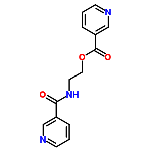 34104-46-6  2-[(pyridin-3-ylcarbonyl)amino]ethyl pyridine-3-carboxylate