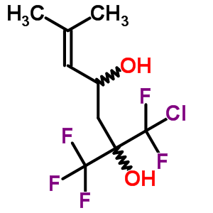 34844-49-0  1-chloro-1,1-difluoro-6-methyl-2-(trifluoromethyl)hept-5-ene-2,4-diol