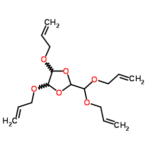 37160-66-0  2-[bis(prop-2-en-1-yloxy)methyl]-4,5-bis(prop-2-en-1-yloxy)-1,3-dioxolane