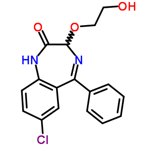40967-00-8  7-chloro-3-(2-hydroxyethoxy)-5-phenyl-1,3-dihydro-2H-1,4-benzodiazepin-2-one