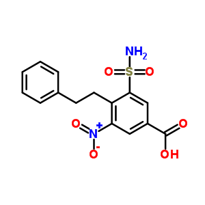 50714-07-3  3-nitro-4-(2-phenylethyl)-5-sulfamoylbenzoic acid