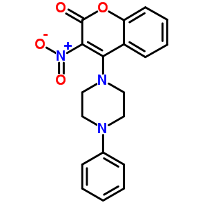 51685-34-8  3-nitro-4-(4-phenylpiperazin-1-yl)-2H-chromen-2-one