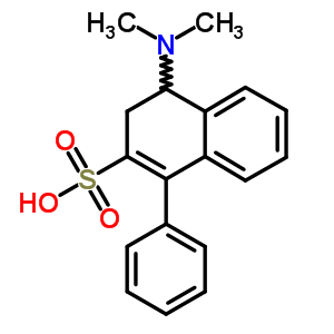 52371-28-5  4-(dimethylamino)-1-phenyl-3,4-dihydronaphthalene-2-sulfonic acid