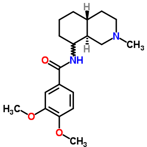 53525-86-3  3,4-dimethoxy-N-[(4aR,8aS)-2-methyldecahydroisoquinolin-8-yl]benzamide