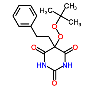 53761-08-3  5-(tert-butylperoxy)-5-(2-phenylethyl)pyrimidine-2,4,6(1H,3H,5H)-trione 53761-08-3  5-(tert-butylperoxy)-5-(2-phenylethyl)pyrimidine-2,4,6(1H,3H,5H)-trione