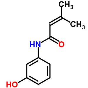 55791-96-3  N-(3-hydroxyphenyl)-3-methylbut-2-enamide