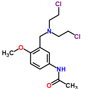 56288-29-0  N-(3-{[bis(2-chloroethyl)amino]methyl}-4-methoxyphenyl)acetamide