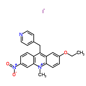 56435-37-1  2-ethoxy-10-methyl-6-nitro-9-(pyridin-4-ylmethyl)acridinium iodide