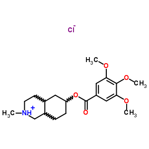 57464-37-6  2-methyl-6-[(3,4,5-trimethoxybenzoyl)oxy]decahydroisoquinolinium chloride