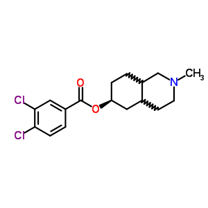 57464-38-7  (6S)-2-methyldecahydroisoquinolin-6-yl 3,4-dichlorobenzoate