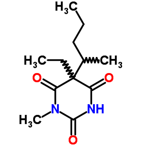 57562-99-9  5-ethyl-1-methyl-5-(pentan-2-yl)pyrimidine-2,4,6(1H,3H,5H)-trione 57562-99-9  5-ethyl-1-methyl-5-(pentan-2-yl)pyrimidine-2,4,6(1H,3H,5H)-trione