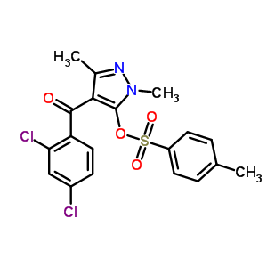 58011-68-0;103678-91-7  4-(2,4-dichlorobenzoyl)-1,3-dimethyl-1H-pyrazol-5-yl 4-methylbenzenesulfonate