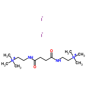 62066-17-5  2,2'-[(1,4-dioxobutane-1,4-diyl)diimino]bis(N,N,N-trimethylethanaminium) diiodide