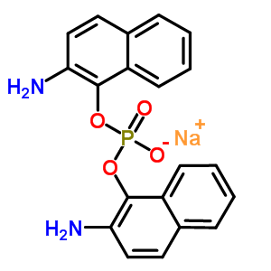 63077-09-8  sodium bis(2-aminonaphthalen-1-yl) phosphate