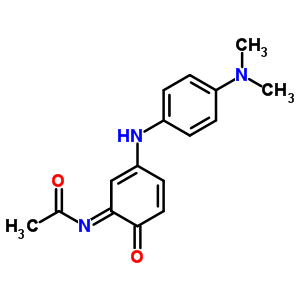 64693-21-6  N-[(1E)-3-{[4-(dimethylamino)phenyl]amino}-6-oxocyclohexa-2,4-dien-1-ylidene]acetamide