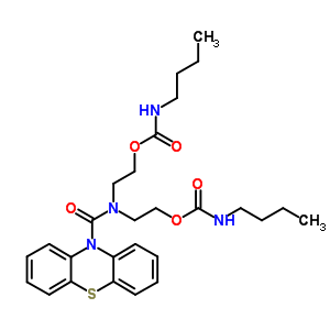 65241-01-2  [(10H-phenothiazin-10-ylcarbonyl)imino]diethane-2,1-diyl bis(butylcarbamate)