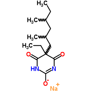 66941-03-5  sodium 5-(2,4-dimethylhexyl)-5-ethyl-4,6-dioxo-1,4,5,6-tetrahydropyrimidin-2-olate