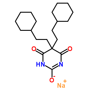66942-04-9  sodium 5,5-bis(2-cyclohexylethyl)-4,6-dioxo-1,4,5,6-tetrahydropyrimidin-2-olate
