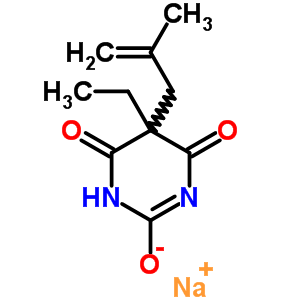 66968-71-6  sodium 5-ethyl-5-(2-methylprop-2-en-1-yl)-4,6-dioxo-1,4,5,6-tetrahydropyrimidin-2-olate