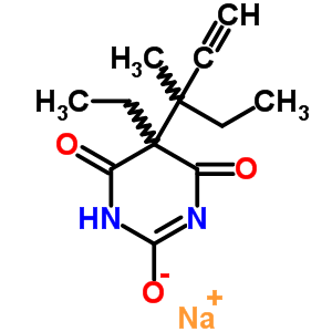 66968-80-7  sodium 5-ethyl-5-(3-methylpent-1-yn-3-yl)-4,6-dioxo-1,4,5,6-tetrahydropyrimidin-2-olate