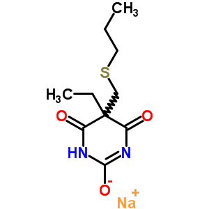 67124-90-7  sodium 5-ethyl-4,6-dioxo-5-[(propylsulfanyl)methyl]-1,4,5,6-tetrahydropyrimidin-2-olate