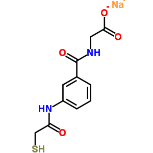 67881-46-3  sodium ({3-[(sulfanylacetyl)amino]benzoyl}amino)acetate