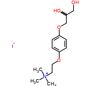 110056-43-4  2-[4-(2,3-dihydroxypropoxy)phenoxy]-N,N,N-trimethylethanaminium iodide