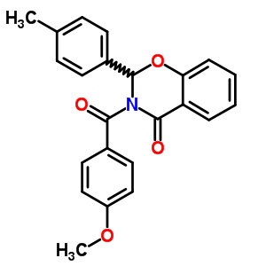 114439-73-5  3-(4-methoxybenzoyl)-2-(4-methylphenyl)-2,3-dihydro-4H-1,3-benzoxazin-4-one
