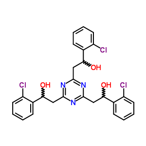 30363-04-3  2,2',2''-(1,3,5-triazine-2,4,6-triyl)tris[1-(2-chlorophenyl)ethanol]