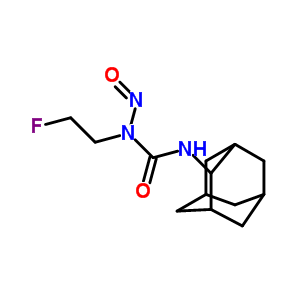33024-41-8  1-(2-fluoroethyl)-1-nitroso-3-tricyclo[3.3.1.1~3,7~]dec-2-ylurea