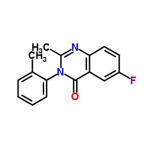 49579-01-3  6-fluoro-2-methyl-3-(2-methylphenyl)quinazolin-4(3H)-one