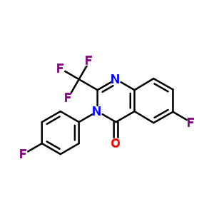49579-41-1  6-fluoro-3-(4-fluorophenyl)-2-(trifluoromethyl)quinazolin-4(3H)-one