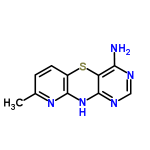55740-63-1  8-methyl-10H-pyrido[3,2-b]pyrimido[4,5-e][1,4]thiazin-4-amine