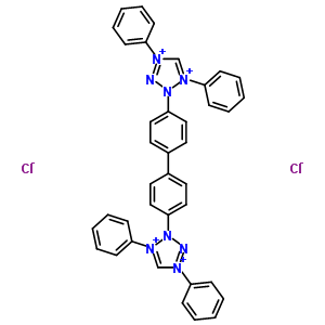 56862-92-1  2H-tetrazolium, 2,2'-[1,1'-biphenyl]-4,4'-diylbis[1,4-diphenyl-, chloride (1:2)
