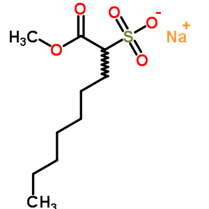 65520-63-0  sodium 1-methoxy-1-oxononane-2-sulfonate