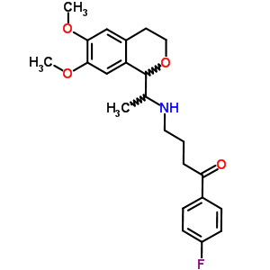 70070-05-2  4-{[1-(6,7-dimethoxy-3,4-dihydro-1H-isochromen-1-yl)ethyl]amino}-1-(4-fluorophenyl)butan-1-one