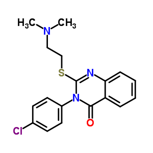 70933-85-6  3-(4-chlorophenyl)-2-{[2-(dimethylamino)ethyl]sulfanyl}quinazolin-4(3H)-one