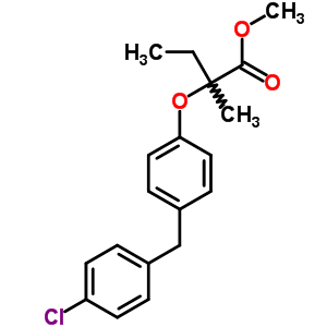 71548-91-9  methyl 2-[4-(4-chlorobenzyl)phenoxy]-2-methylbutanoate